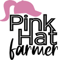pink hat farmer logo